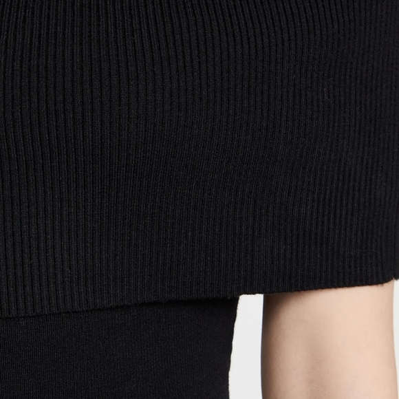 New!! Line & Dot Women's Becca Strapless Sweater, Black, Size Small - Picture 7 of 7